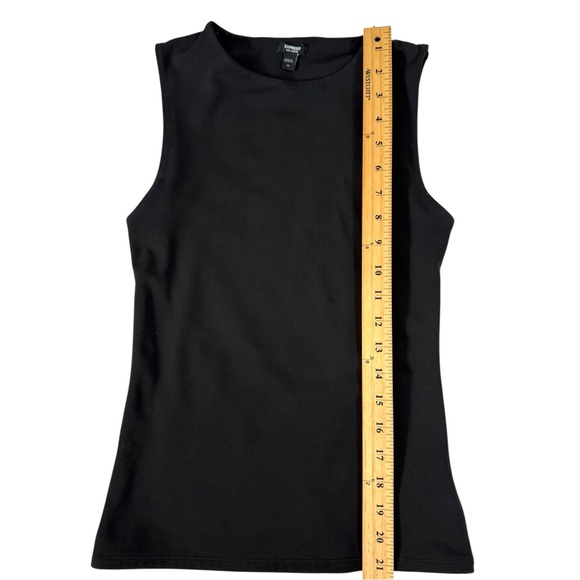 Express Body Contour Classic Black Tank Top - Picture 5 of 6